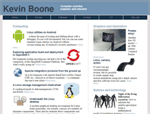 Tablet Screenshot of kevinboone.net